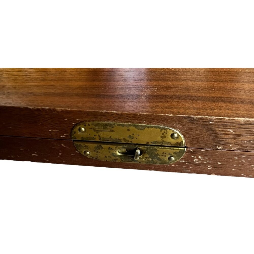 Simmons Steak Knives in Box with Slide Latch vintage - Picture 5 of 9